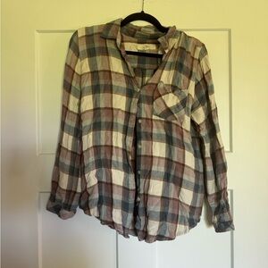 Thread & Supply Earthy Plaid Shirt